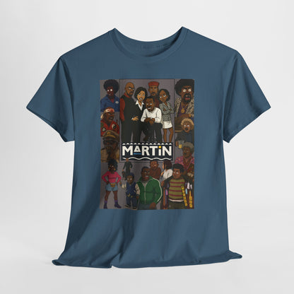 Vintage Martin T-Shirt - Unisex Heavy Cotton Tee for Nostalgic Fans