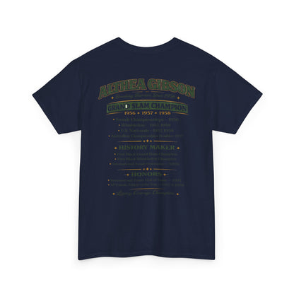 Althea Gibson 'Breaking Barriers' Tennis T-Shirt — Vintage Grand Slam Champion Tribute