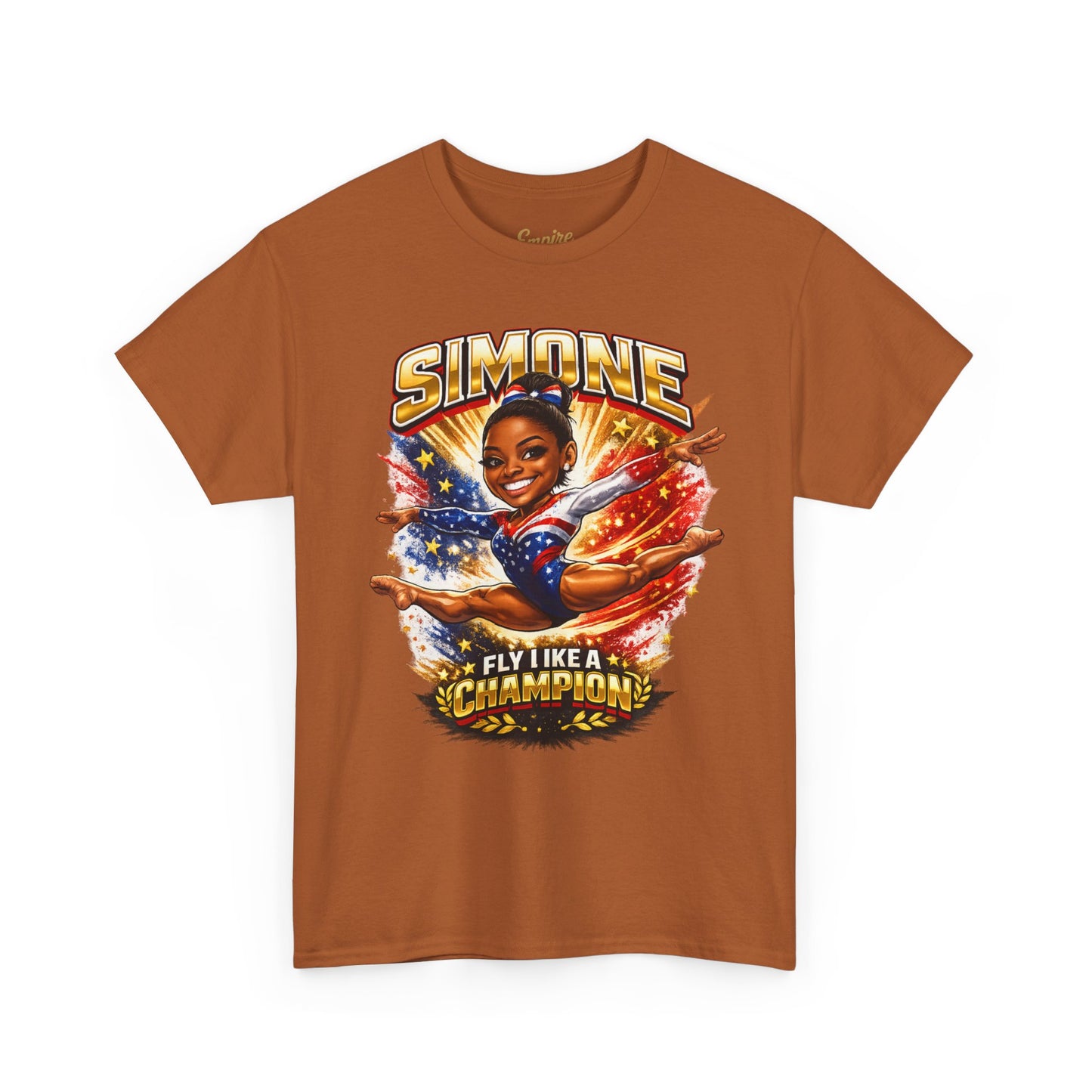 Simone Champion Gymnastics T-Shirt — "Fly Like a Champion" Tribute Tee