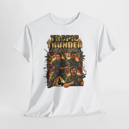 'Tropic Thunder' Action Movie Poster Tee