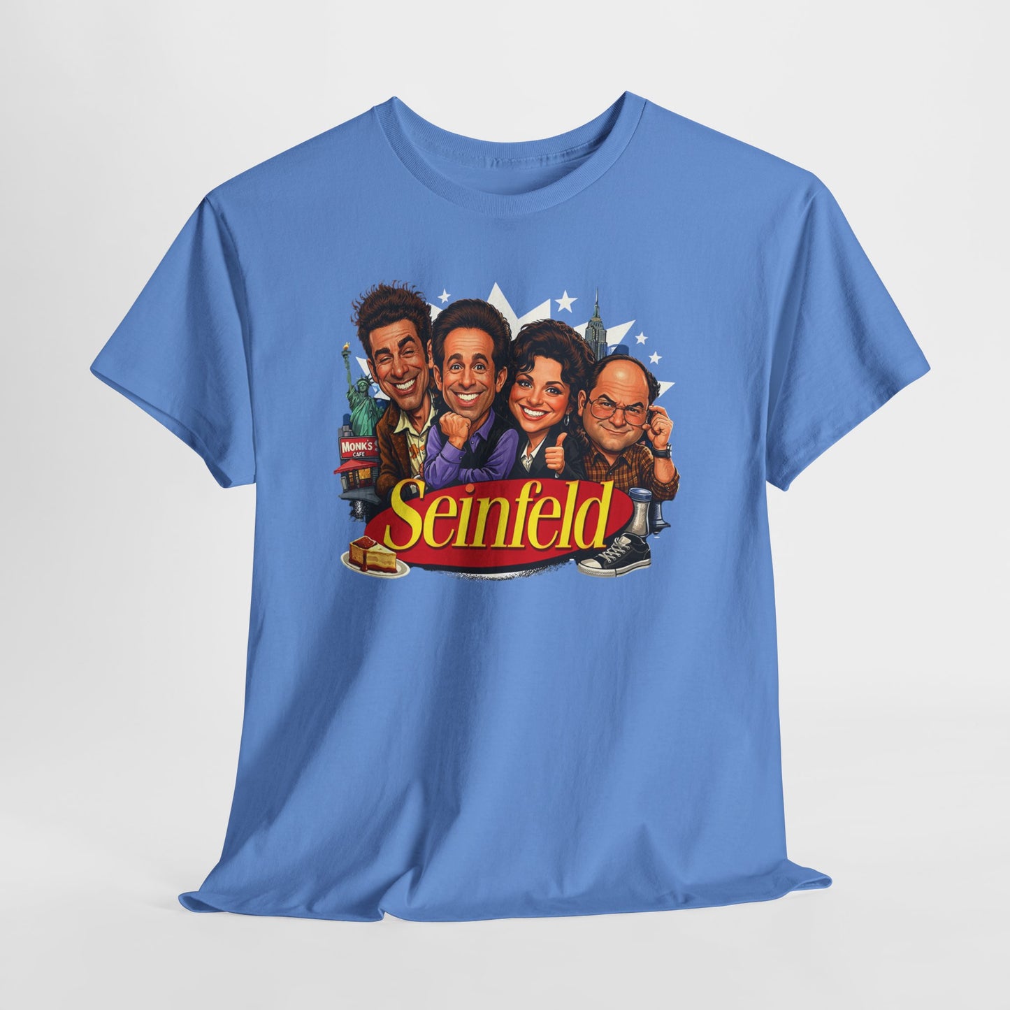 Seinfeld Cast Retro TV Logo Tee