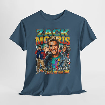 Zack Morris Retro TV Tee — 'The Big Man on Campus' Vintage 90s Graphic T-Shirt