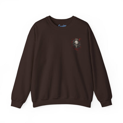 Punisher Graphic Crewneck Sweatshirt — Frank Castle Skull Design