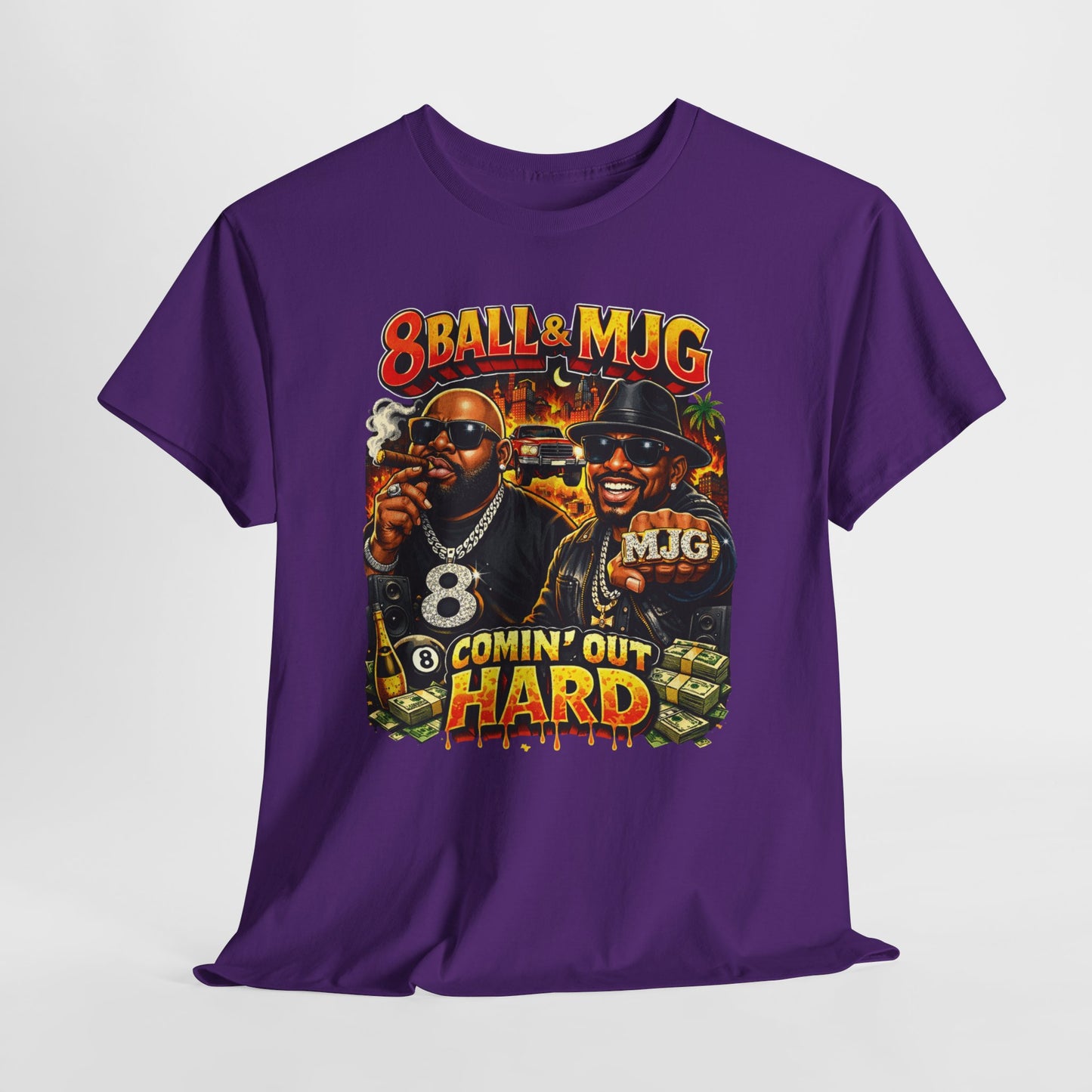 8Ball & MJG 'Comin' Out Hard' Vintage Hip-Hop Graphic Tee