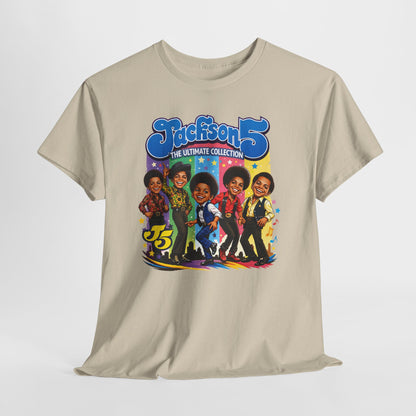 Jackson 5 Retro Graphic Tee — 'The Ultimate Collection' Vintage Band T-Shirt