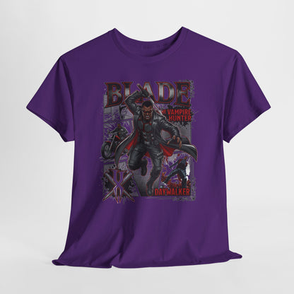 Blade Vampire Hunter Graphic Tee — Retro Comic Movie Poster T-Shirt