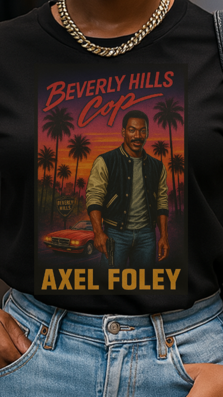Beverly Hills Cop Tribute Tee, Retro Movie T-Shirt