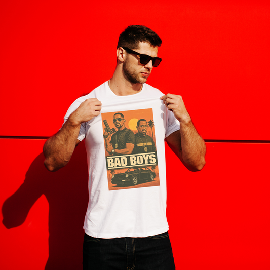 Retro Movie Bad Boys Graphic Tee, Vintage Style Shirt