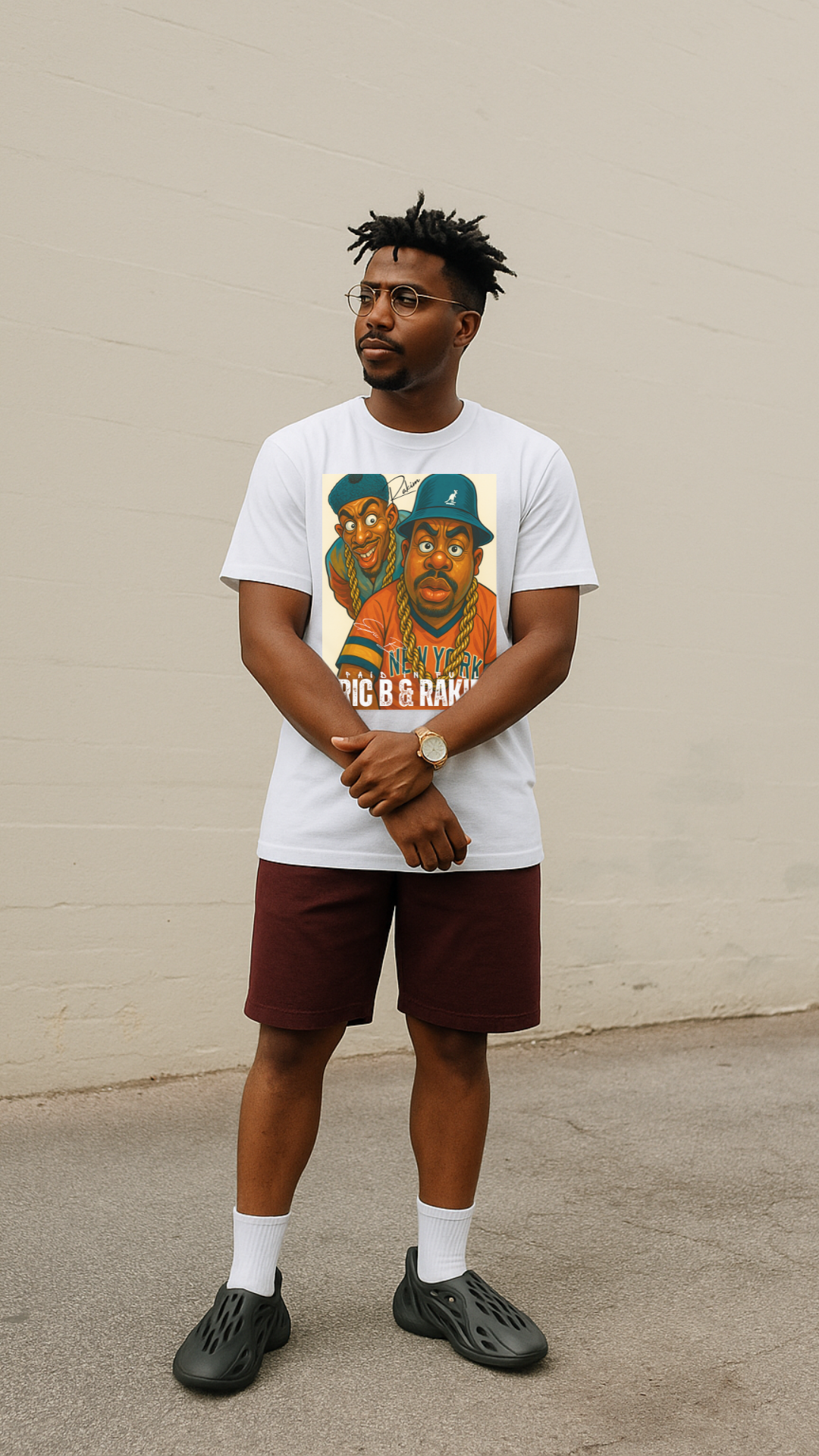 "Eric B and Rakim" Vintage Rap Duo Graphic Tee
