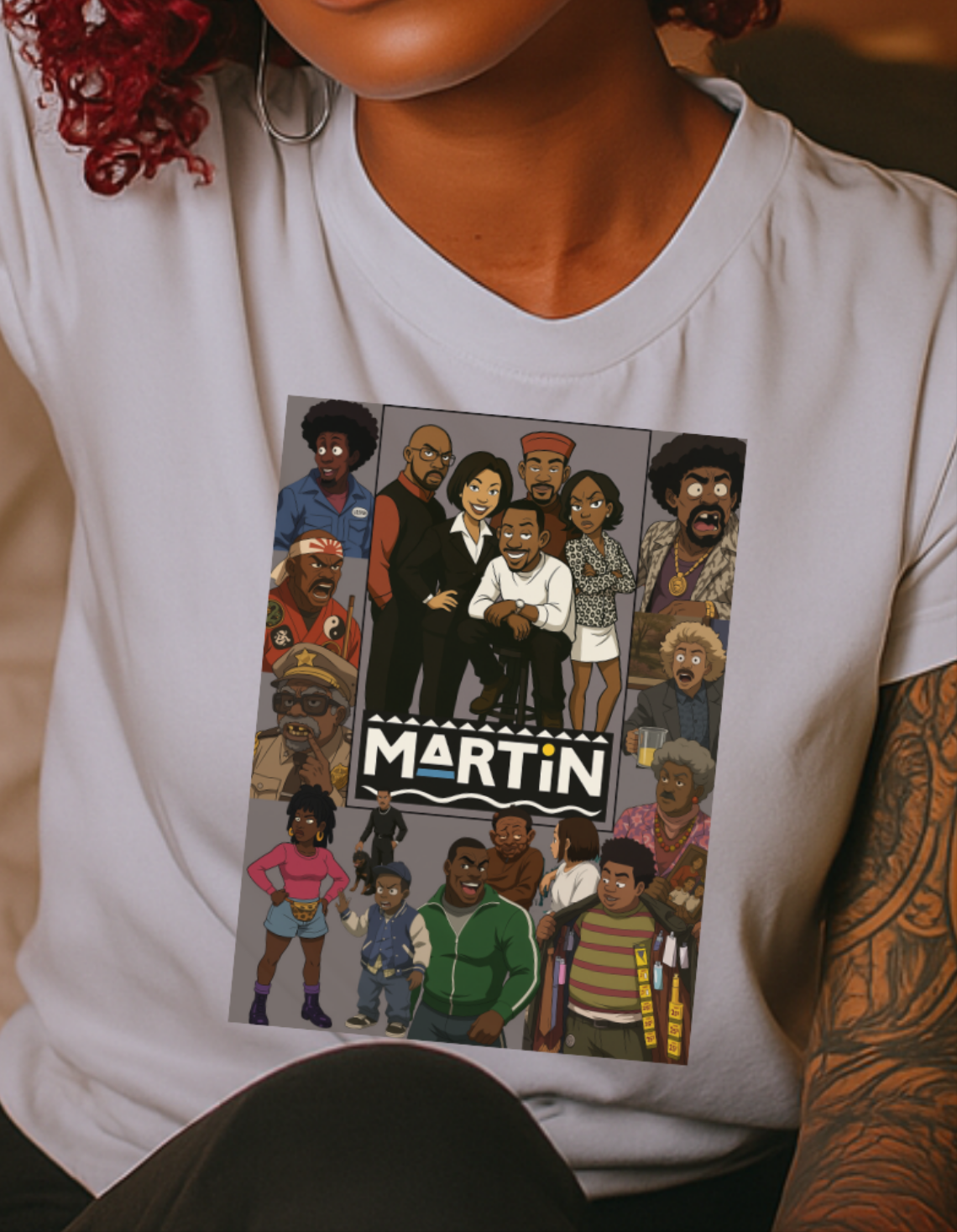 Vintage Martin T-Shirt - Unisex Heavy Cotton Tee for Nostalgic Fans