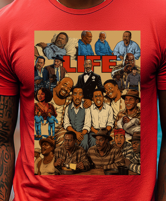 Retro Life Graphic Tee, Unisex Heavy Cotton T-Shirt, Vintage Style Shirt, Casual Wear, Unique Gift Idea