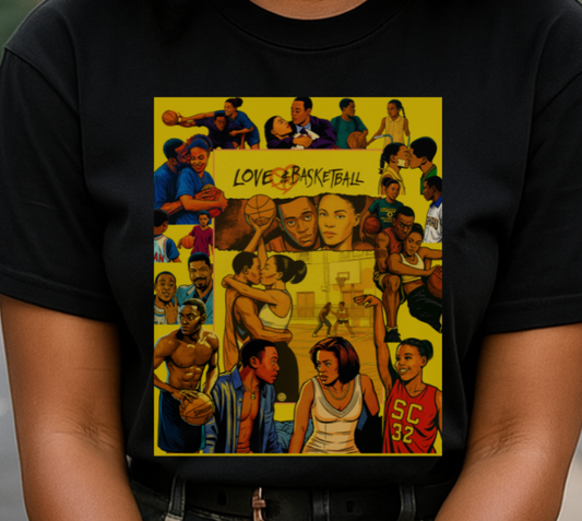 Love & Basketball Tee - Unique Graphic Shirt