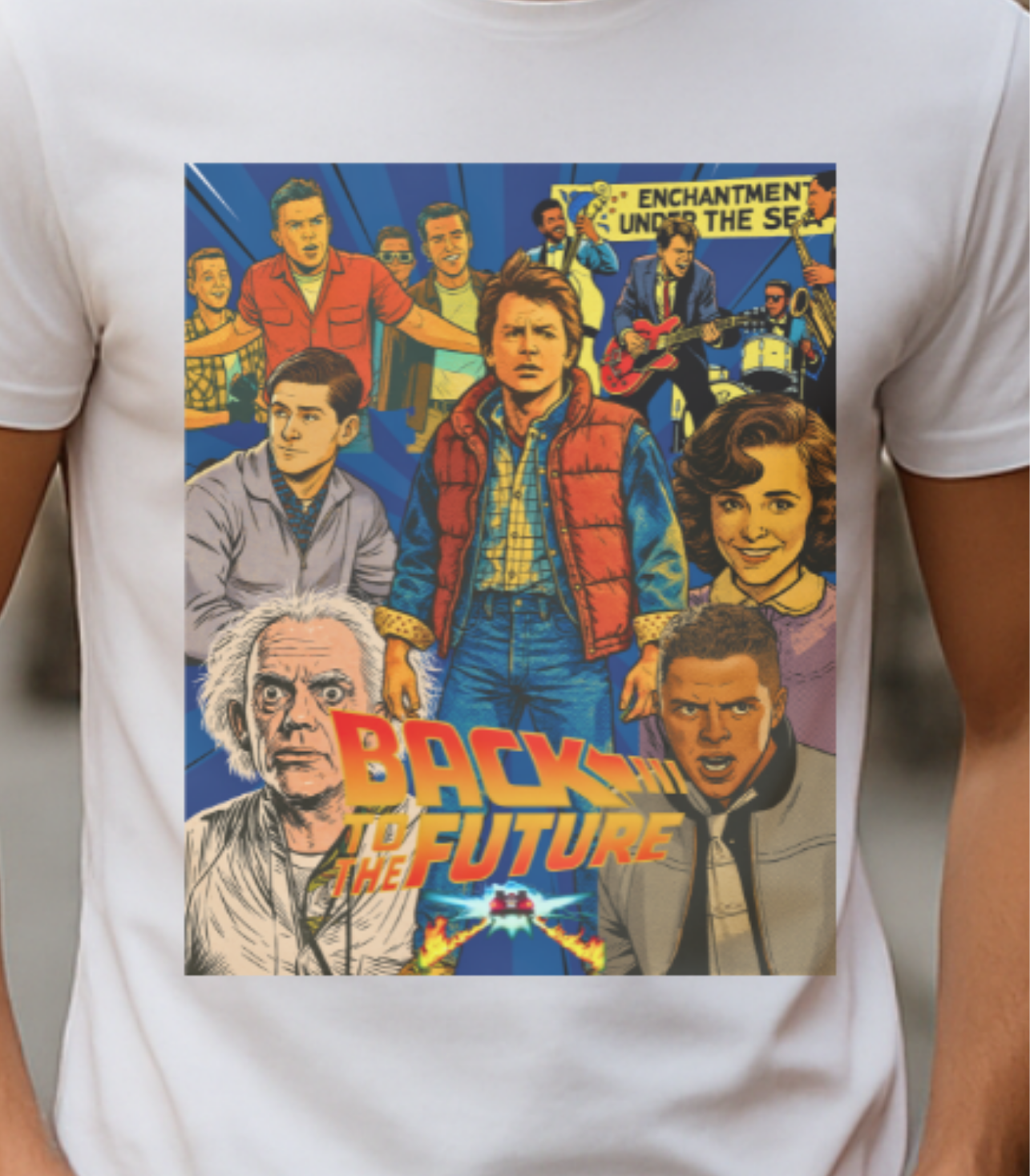Back to the Future - Retro Movie Graphic Tee