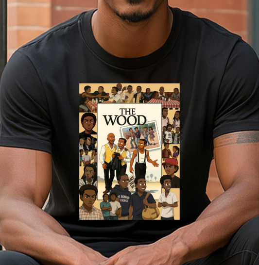 Retro 'The Wood' Graphic Shirt - Perfect for Casual Wear or Events