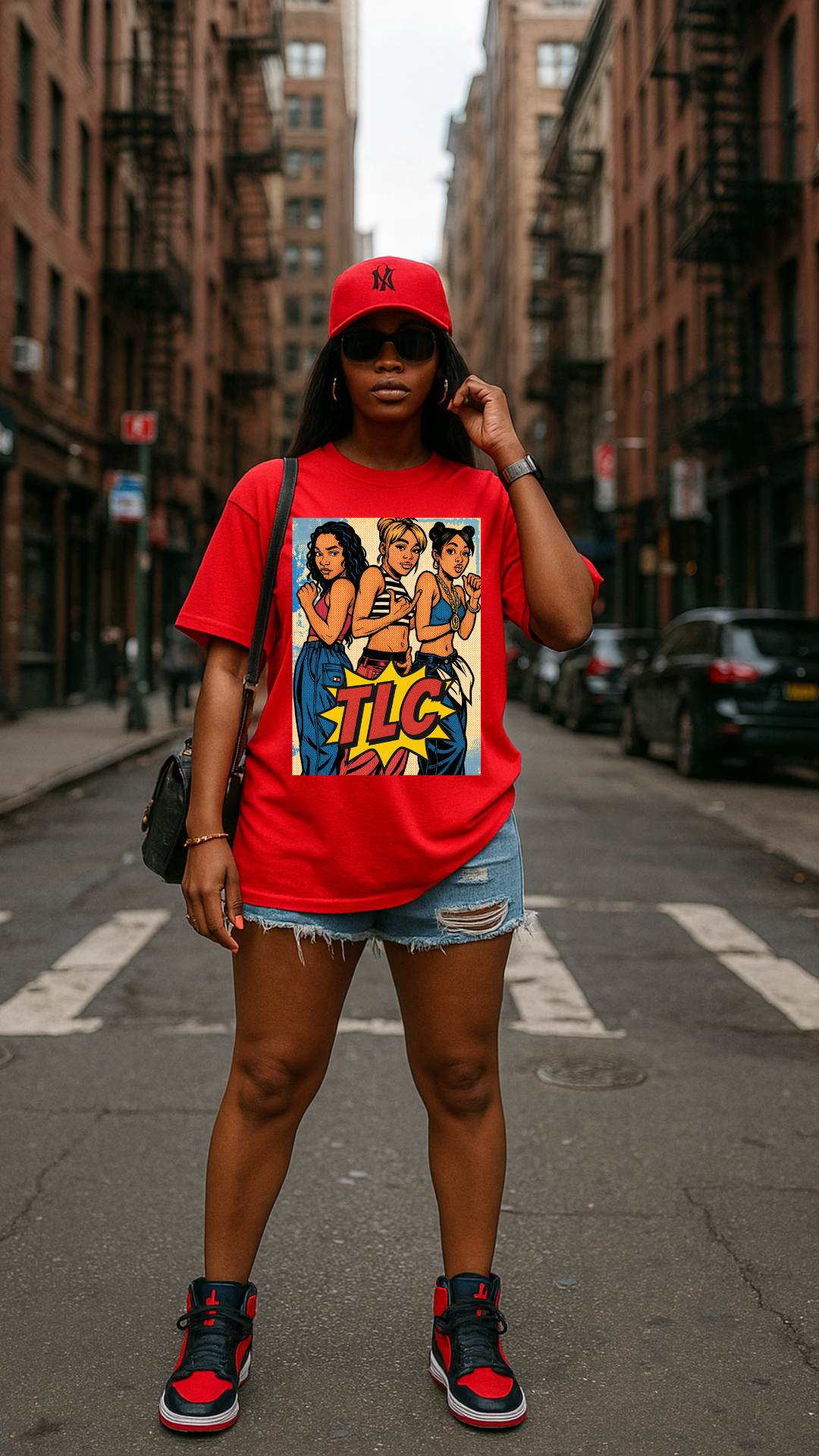 TLC Inspired Retro Graphic Shirt, 90s Nostalgia T-Shirt