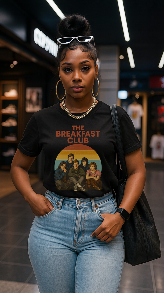 Vintage Breakfast Club Unisex Tee, Retro T-Shirt, 80s Movie Apparel, Hipster Shirt, Movie Night Outfit, Gift for Fans