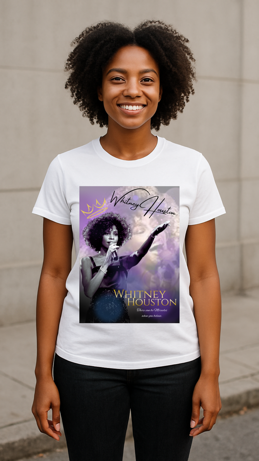 Whitney Houston Tribute Unisex Heavy Cotton Tee