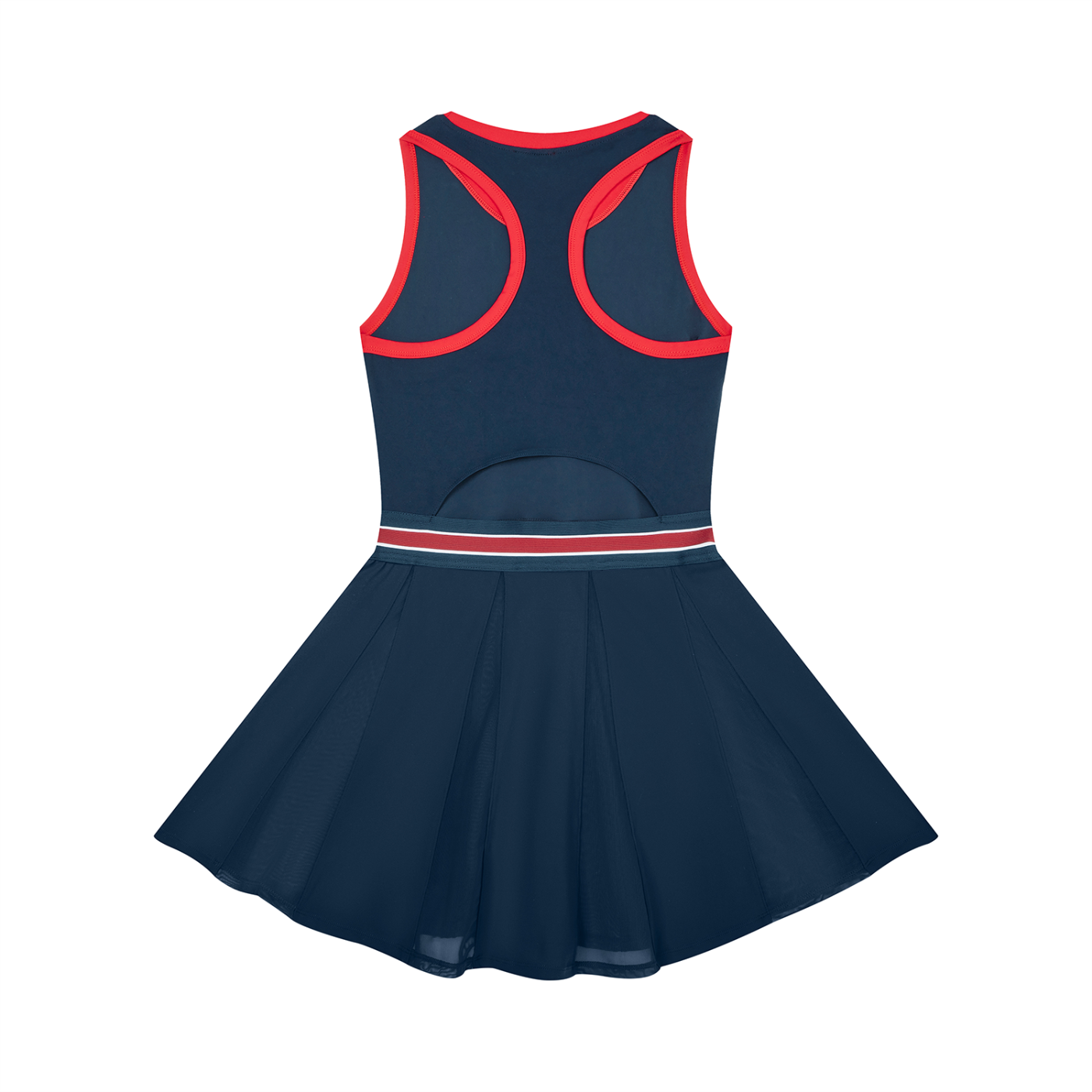 I Love Lucy Women's Color Block A-Line Sleeveless Dress
