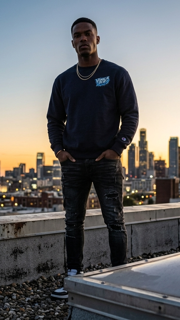 Vanilla Ice Retro Graphic Sweatshirt — Vintage 90s Rap Crewneck