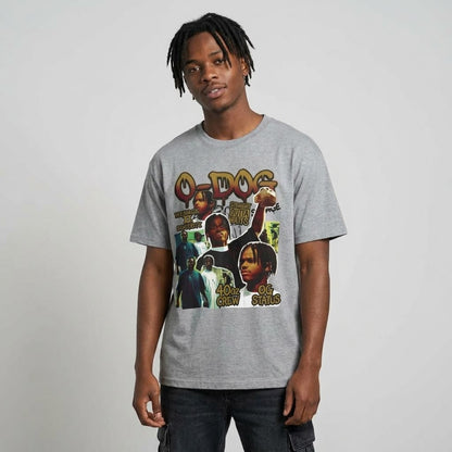 O-Dog 40z Crew OG Stais Vintage Menace II Society Collage T-Shirt