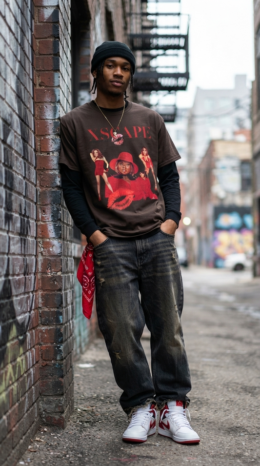 Xscape "Traces of My Lipstick" Vintage Graphic Tee