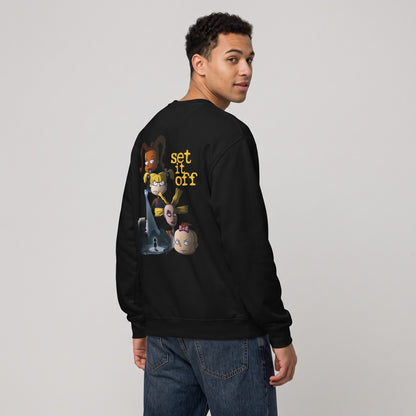 Set It Off "Girls of Rugrats" Graphic Sweatshirt — Retro Cartoon Crewneck