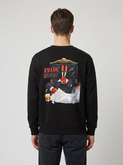 Krabs Montana Scarface Parody Graphic Pullover