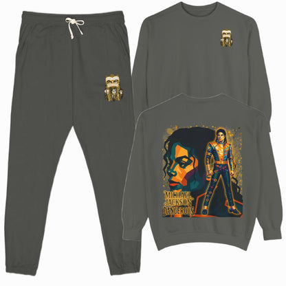 2pc MJ Legacy 'Dangerous' Sweatsuit