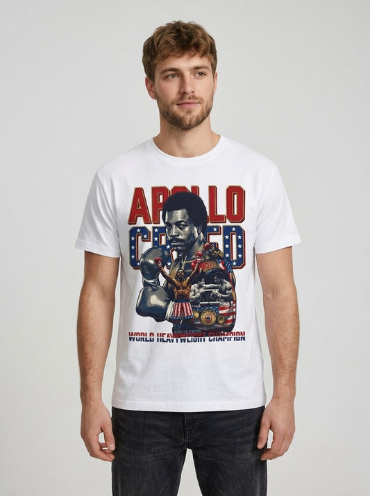 Apollo Creed Boxing T-Shirt — Vintage Rocky Tribute Tee