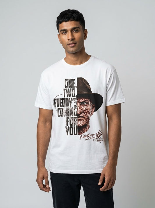 Freddy Krueger 'One, Two... Freddy's Coming For You' Graphic Tee