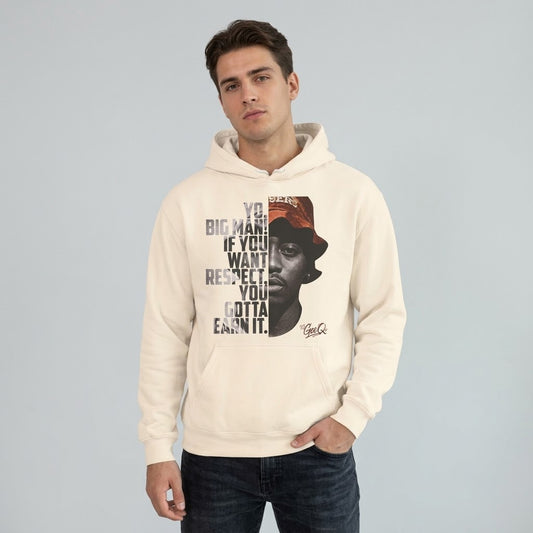 DJ Gee Q - "Juice" Hoodie — 'You Want Respect You Gotta Earn It' Graphic