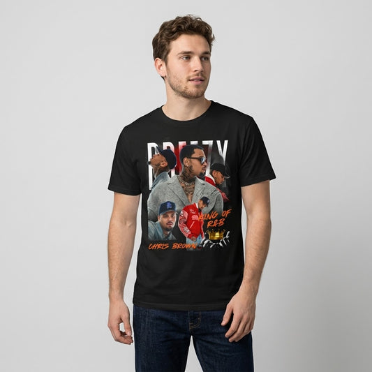 Chris Brown Tribute Unisex Heavy Cotton Tee - Celebrating R&B Style