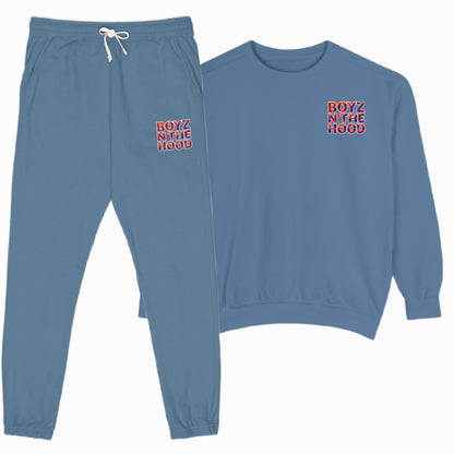 2pc Boyz N The Hood 'Blue Jean' Sweatsuit