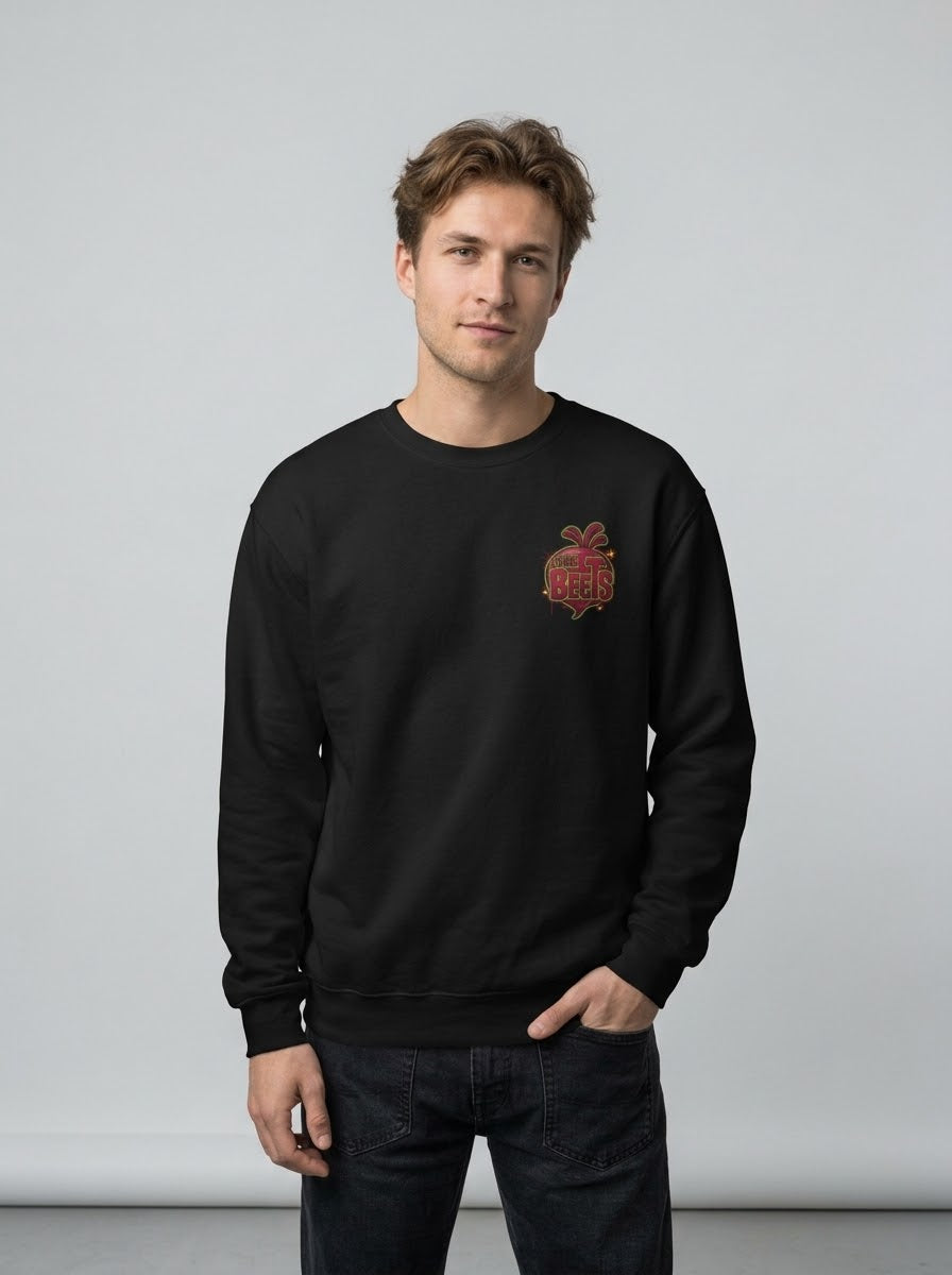 Crewneck Sweatshirt — The Beets Band Graphic (Back & Chest Logo)
