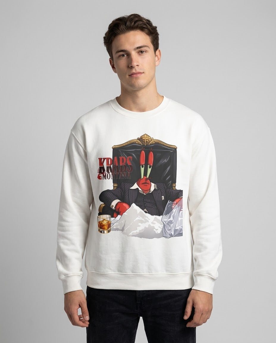 Luxury Mr. Krabs Montana  Scarface Parody Graphic